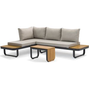 Sens-Line - Samos Loungeset - Multifunctioneel - Aluminium - Taupe