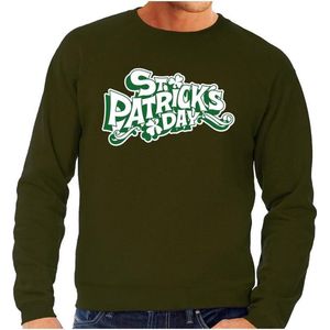 St. Patricksday sweater groen heren - St Patrick's day kleding - kleding / outfit L