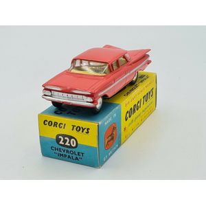 Chevrolet Impala 220 (Roze) (8 cm) 1/43 Corgi Toys [Modelauto - Schaalmodel - Miniatuurauto]