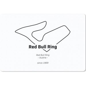 Bureau mat - Red Bull Ring - Formule 1- Circuit - 60x40 - Cadeau voor man