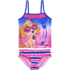 Roze-blauw tweedelig badpak - SKYE / 98