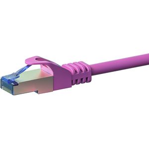 Danicom CAT6a S/FTP (PIMF) patchkabel - 20 meter roze - netwerkkabel - internetkabel - UTP kabel - RJ45 - 10000 mbit/s