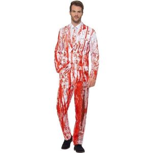 Halloween - Bloederige smoking kostuum voor heren - Halloween / horror verkleedpak 48/50