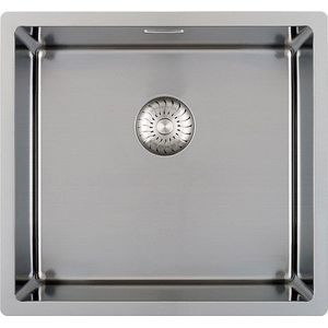 Caressi PP spoelbak B40xL37xD18.5cm naadloze plug RVS CAPP40D37R10