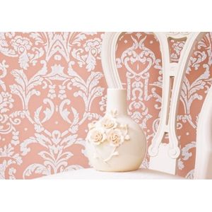 Ornamentals behang terra wit 48657