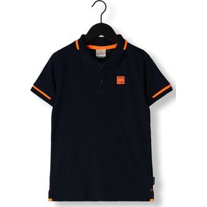 Retour Lucas Polo's & T-shirts Jongens - Polo shirt - Donkerblauw - Maat 98