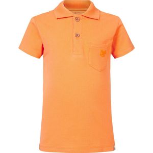 Noppies Boys Polo Delmas Jongens Poloshirt - Tangerine - Maat 140