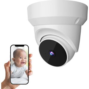 ElevateBE babyfoon met camera en app - Babyfoon - Babymonitor - Bidirectionele audio - Bewegingsdetectie - 5MP - Incl. 64GB geheugenkaart