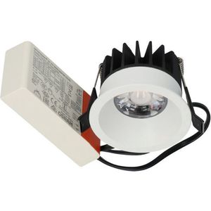 Inbouwspot LED Rond 6.5Watt IP54 Wit