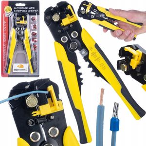 Set van 350 geïsoleerde connectoren + 328 krimpkousen + Automatische draadstripper met connectorklemtang