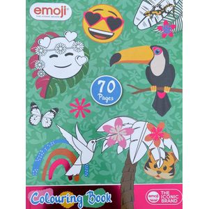 Emoji - Kleurboek - toekan - wilde dieren 70 pagina's mega colour fun colouring book