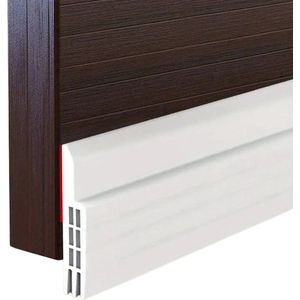 Nivard Kussen Voor Deur - Deurborstel - Tochtstrip - Tochthond - Windstopper - Tochtband - Tochtstopper - Tochtkussen - Draft Stopper - Wit