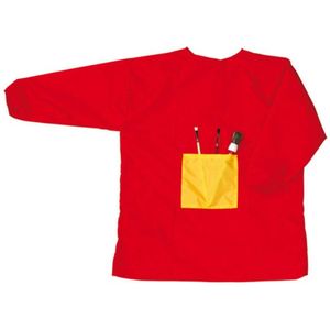 Verfschort  rood voor kinderen van 4-6 jaar