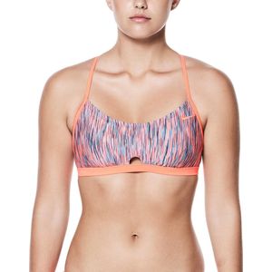 Nike Swim Bikinitopje Dames Keyhole Sport Top - Thunder Blue - XS