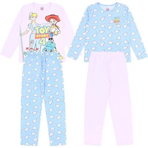 TOY STORY DISNEY - 2 x blauwe en roze pyjama / 116