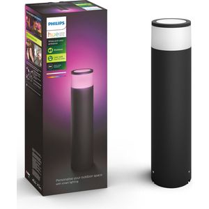 Philips Hue Calla sokkellamp - wit en gekleurd licht - zwart - hoog - laagspanning - uitbreiding