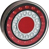 Pro Plus Achterlicht Aanhangwagen - Caravan 12 Volt & 24 Volt - 4 Functies - 125 mm - LED - Round - blister