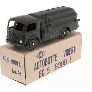 Viberti BC 5 tankwagen 8000 l. (zwart) Die cast Mercury Model Cars, 1:48 scale, for collectors, not suitable for children under 14 years