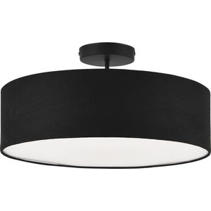 Plafondlamp Missouri plafonnière Ø45 cm zwart en wit 3xE27