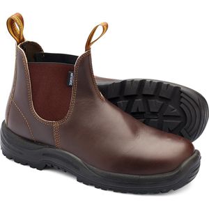 Blundstone Stiefel Boot #122 Chestnut Brown Leather (Safety Series)-10UK