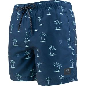 Brunotti Wijde Zwemshort - Night blue - maat S (S) - Heren Volwassenen - Polyester- 2411310056-7996-S