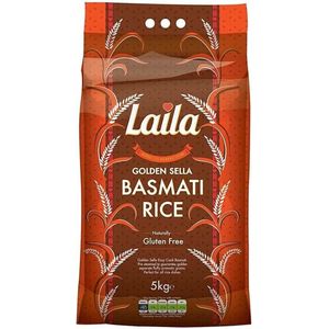 LAILA GOLDEN SELLA BASMATI RIJST 5KG