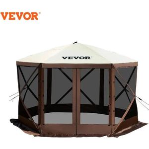 Camping Pop-up Tent 3,66x3,66 meter - Tuinhuisje - Camping -Luifel - Onderdak - Anti muggen - Zonnescherm