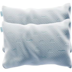Cloudpillo Hoofdkussen 2 Pack - Original - 30 Nachten Proefslapen - Memory Foam - Afstelbaar Design - Geschikt voor rug-, zij- en buikslapers - Traagschuim - Vermindert Nekklachten