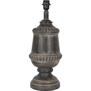 Clayre & Eef Lampenvoet Ø 21x55 cm Bruin Hout Rond Lampvoet