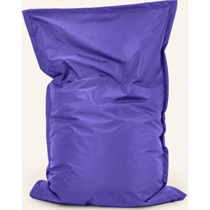 Drop & Sit - zitzak/zitkussen - robuust nylon - paars - 100 X 150 cm - voor binnen en buiten - verkrijgbaar in verschillende kleuren