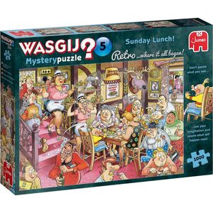 Wasgij Retro Mystery 5 Zondagse Lunch! puzzel - 1000 stukjes