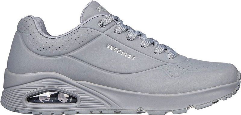 Skechers Uno - Stand On Air Heren Sneakers - Lichtgrijs