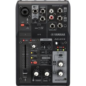 Yamaha AG03MK2B - Live streaming mixer, zwart