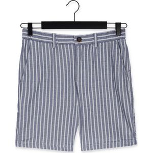 Anerkjendt Aklt John Stripe Shorts Broeken - Blauw