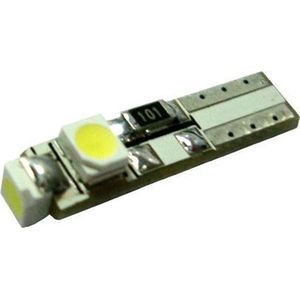 Auto LEDlamp 2 stuks | autoverlichting LED T5 | 3-SMD xenon wit 6000K | CANBUS 12V DC