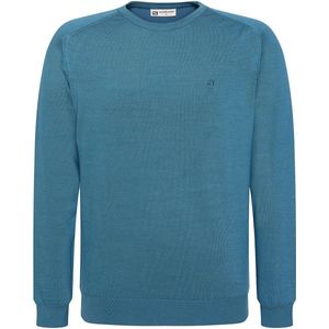 Gabbiano Trui Knitted Trui Met Structuur 615267 0003 Petrol Mannen Maat - XL