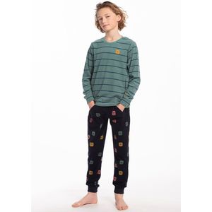 Eskimo pyjama jongens - groen - Kastor - maat 116