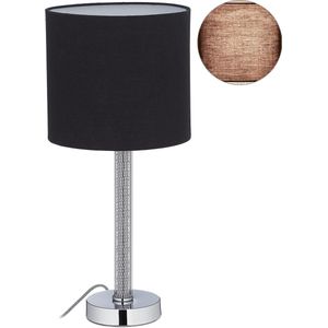 relaxdays tafellamp modern - nachtlampje - schemerlamp - designerlamp - E27 fitting