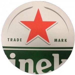 Heineken Bierviltjes KLEIN 8cm Rond 4x Rollen a 100 Stuks / Ideaal Bierglas Onderzetter