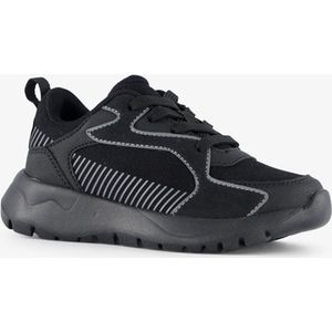 Blue Box jongens dad sneakers zwart/wit - Maat 24 - Uitneembare zool