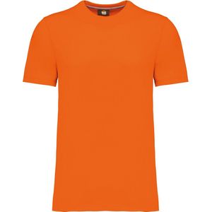 T-shirt Heren 4XL WK. Designed To Work Ronde hals Korte mouw Orange 65% Polyester, 35% Katoen