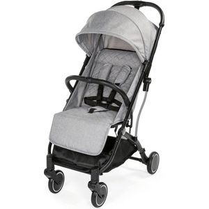 Opvouwbare Buggy met Trolley-functie - Compact - Verstelbare Rugleuning - Vanaf Geboorte tot 15 kg - Light Grey Kinderwagen