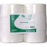 123toilet mini-Jumbo toiletpapier 2-laags wit tissue 180 meter