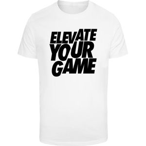 Mister Tee - Elevate Your Game Heren T-shirt - M - Wit