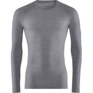 FALKE Wool Tech Light Shirt Lange Mouw Heren 33233 - Grijs 3757 grey-heather Heren - L