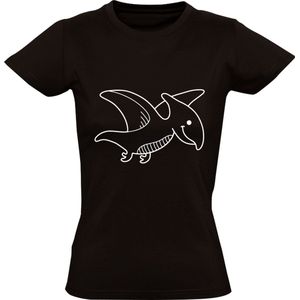 Pteradactylus Dames T-shirt | Dino | Dinosaurus | cadeau | kado  | shirt