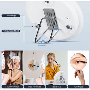 Equivera Self Cut Spiegel - 360 Spiegel - Drieluik Spiegel - 360 Mirror - Zelf Knip Spiegel