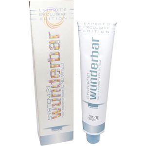 Wunderbar System 21 Hair Color Cream Crème Haarkleur Kleuring Permanent 60ml - LA/2 Light Ash / Helles Asch