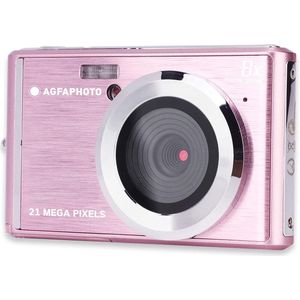 Compacte Camera met 8-voudige Digitale Zoom en HD Video Resolutie - Roze