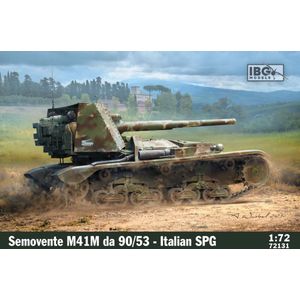 1:72 IBG Models 72131 M41M Semovente da 90/53 - Italian self-propelled gun Plastic Modelbouwpakket